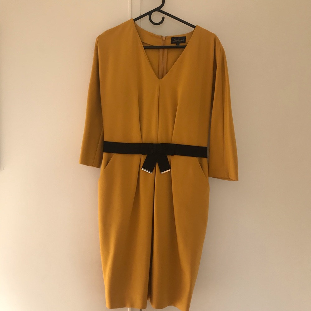 Mustard Luisa Spagnoli dress